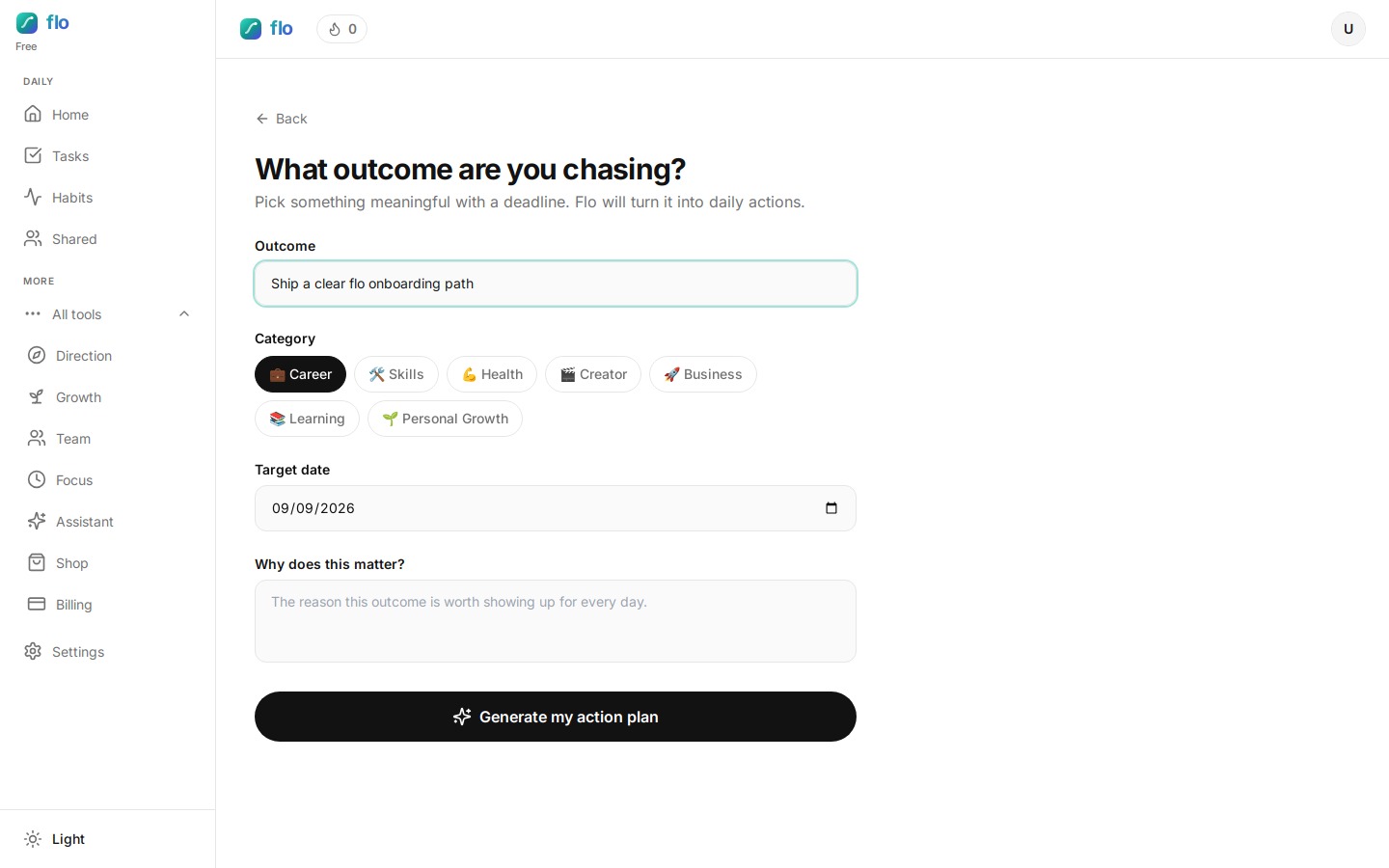 How to track goals (and connect them to today’s tasks)